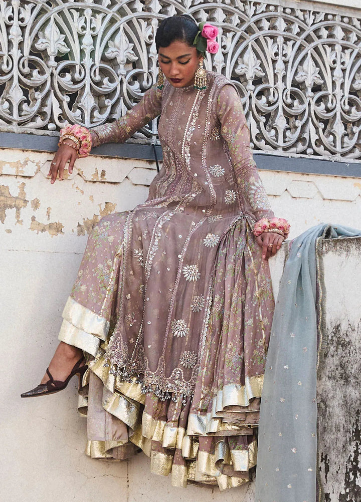 Darling by Hussain Rehar Embroidered Suit Unstitched 4 Piece HRR25D Ziniya - Festive Collection