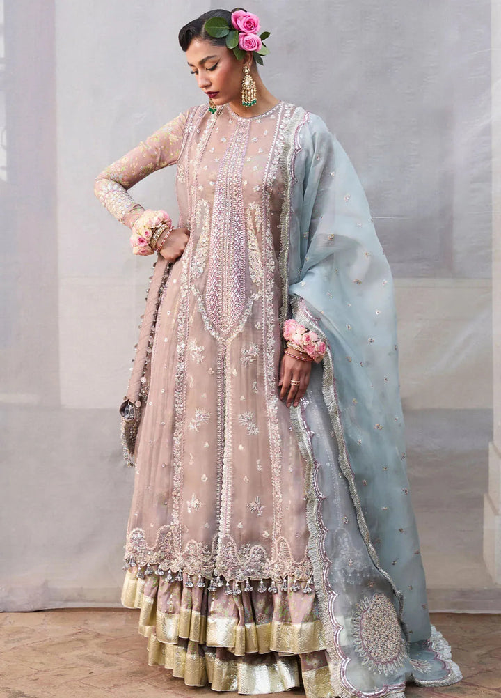 Darling by Hussain Rehar Embroidered Suit Unstitched 4 Piece HRR25D Ziniya - Festive Collection