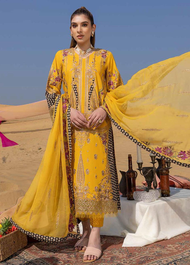 Dasht by Charizma Embroidered Lawn Suits Unstitched 3 Piece CRZ23D CSS-02 - Premium Collection