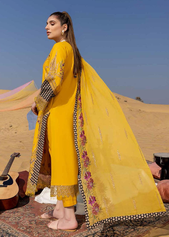 Dasht by Charizma Embroidered Lawn Suits Unstitched 3 Piece CRZ23D CSS-02 - Premium Collection