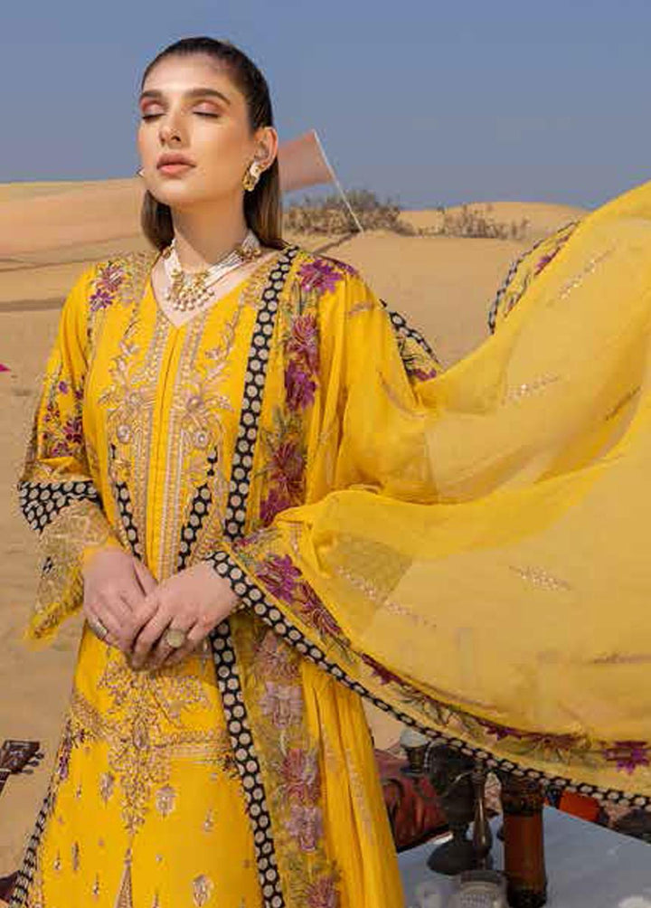 Dasht by Charizma Embroidered Lawn Suits Unstitched 3 Piece CRZ23D CSS-02 - Premium Collection