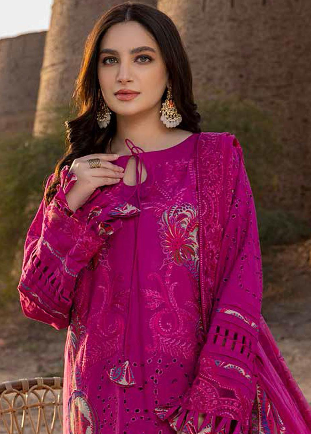 Dasht by Charizma Embroidered Lawn Suits Unstitched 3 Piece CRZ23D CSS-03 - Premium Collection