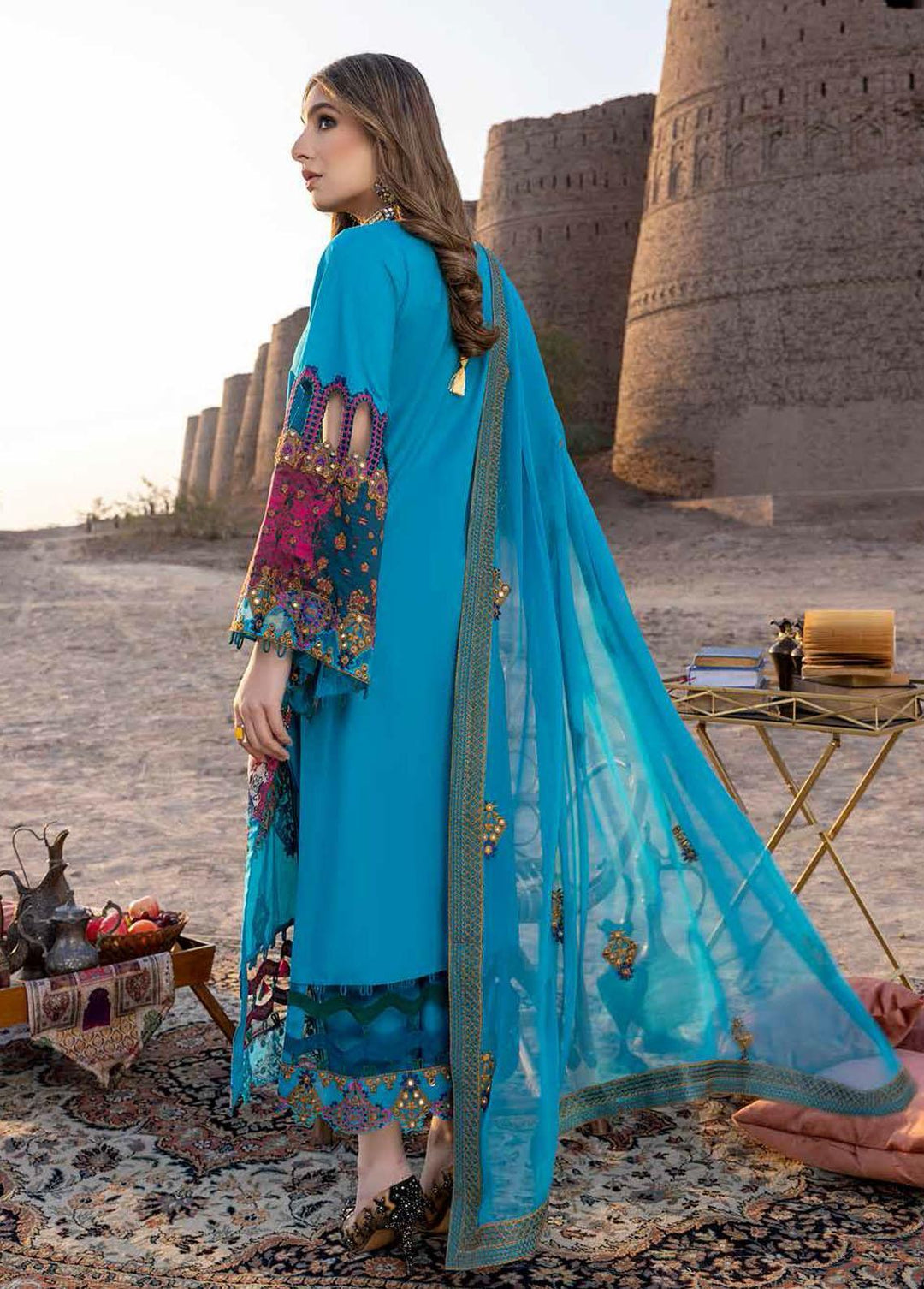 Dasht by Charizma Embroidered Lawn Suits Unstitched 3 Piece CRZ23D CSS-04 - Premium Collection