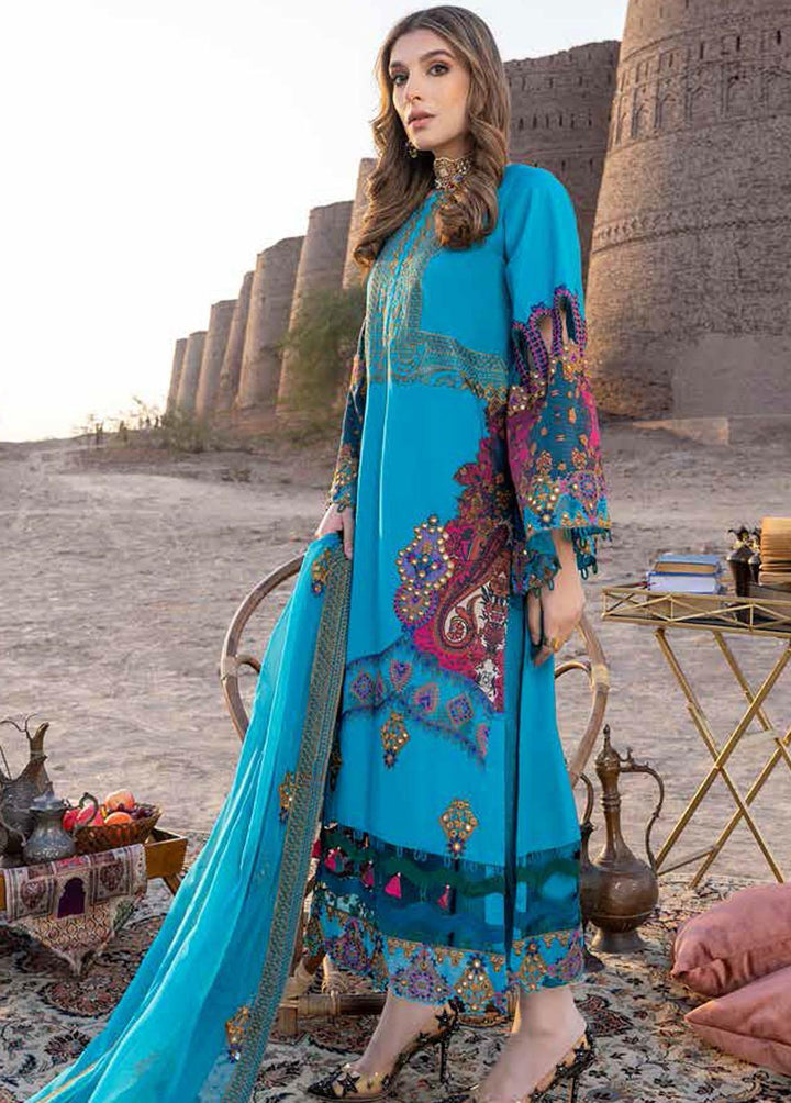 Dasht by Charizma Embroidered Lawn Suits Unstitched 3 Piece CRZ23D CSS-04 - Premium Collection