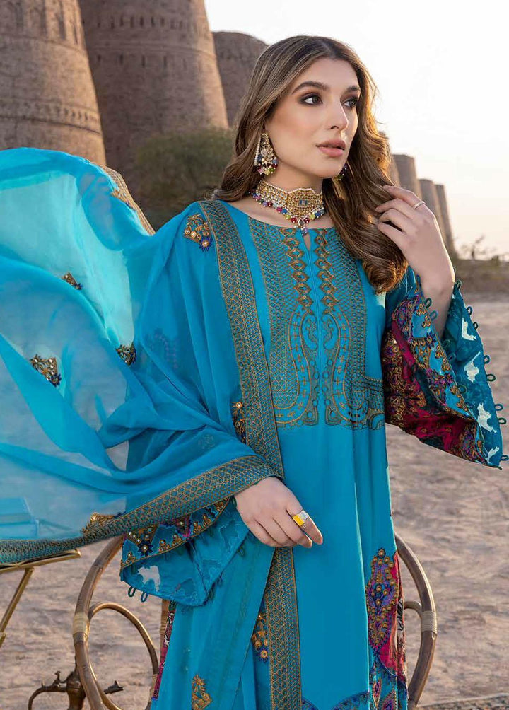 Dasht by Charizma Embroidered Lawn Suits Unstitched 3 Piece CRZ23D CSS-04 - Premium Collection