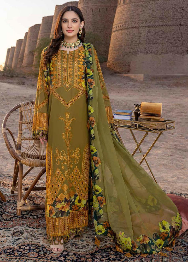 Dasht by Charizma Embroidered Lawn Suits Unstitched 3 Piece CRZ23D CSS-06 - Premium Collection