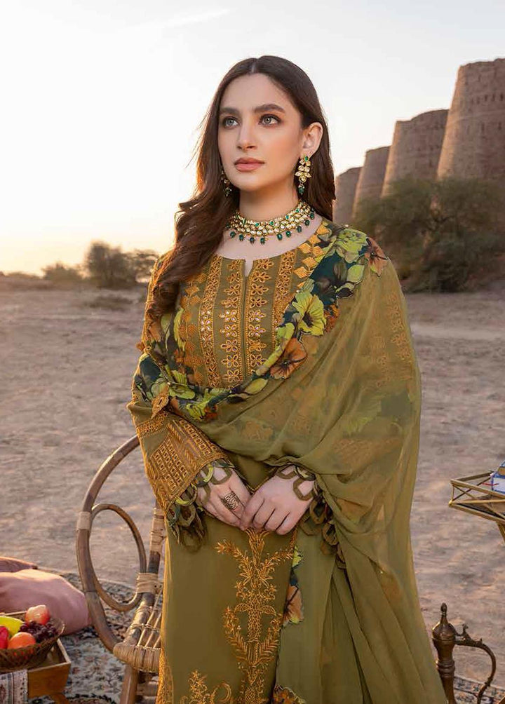 Dasht by Charizma Embroidered Lawn Suits Unstitched 3 Piece CRZ23D CSS-06 - Premium Collection