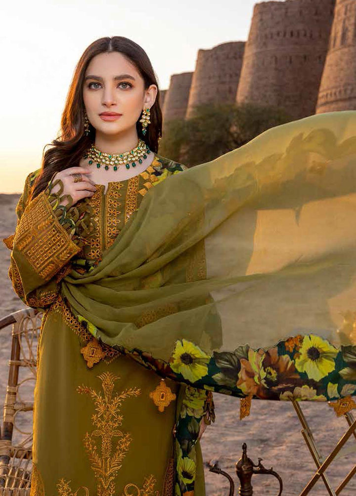 Dasht by Charizma Embroidered Lawn Suits Unstitched 3 Piece CRZ23D CSS-06 - Premium Collection