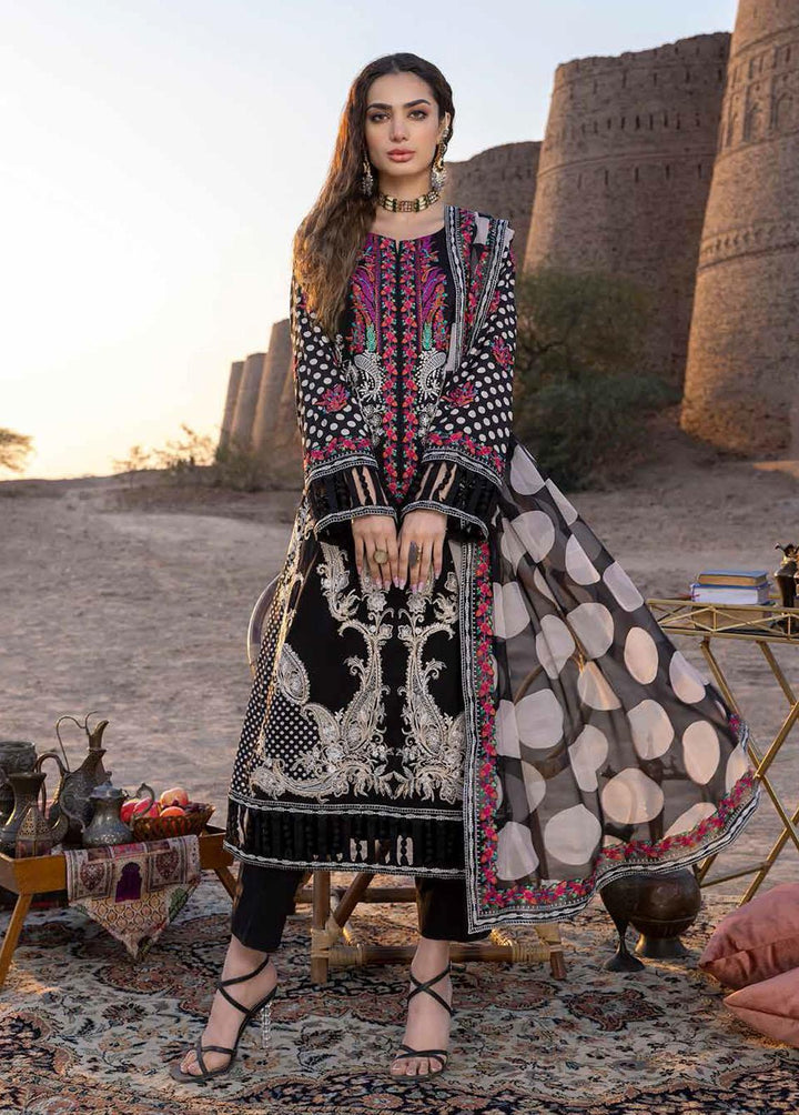Dasht by Charizma Embroidered Lawn Suits Unstitched 3 Piece CRZ23D CSS-07 - Premium Collection