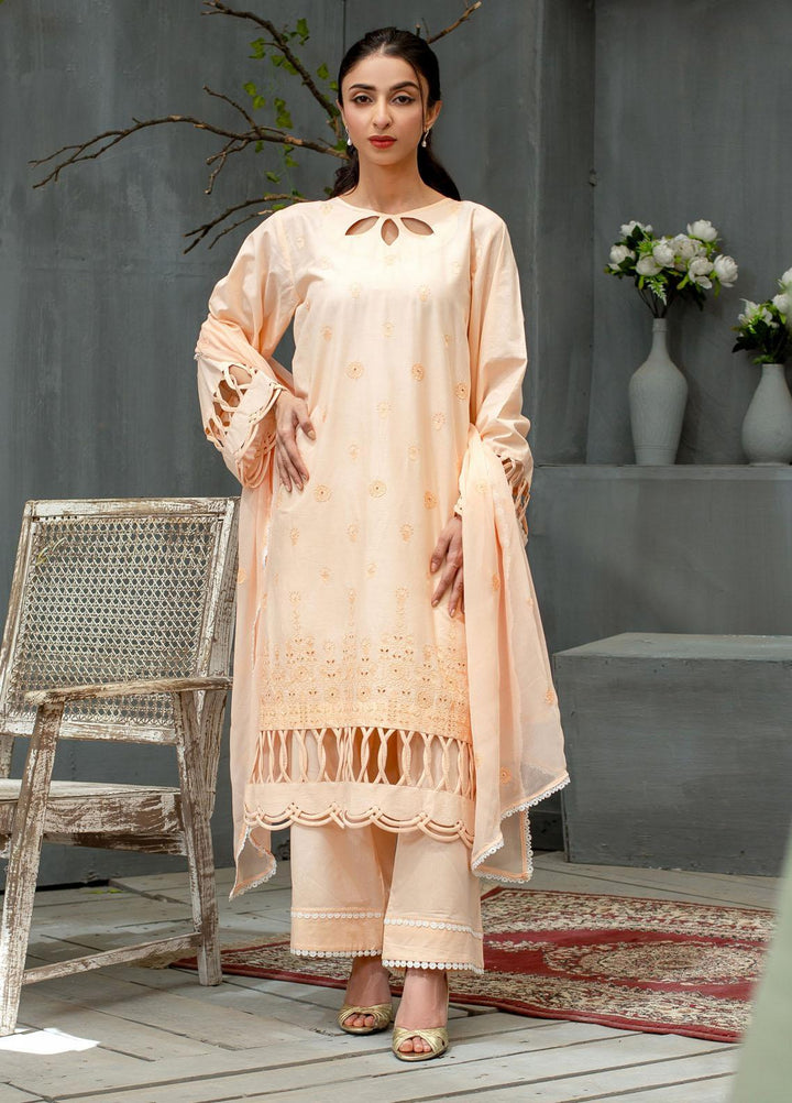 Dastaan By Addee Embroidered Lawn Suits Unstitched 3 Piece AD23D USA-1028 - Festive Collection