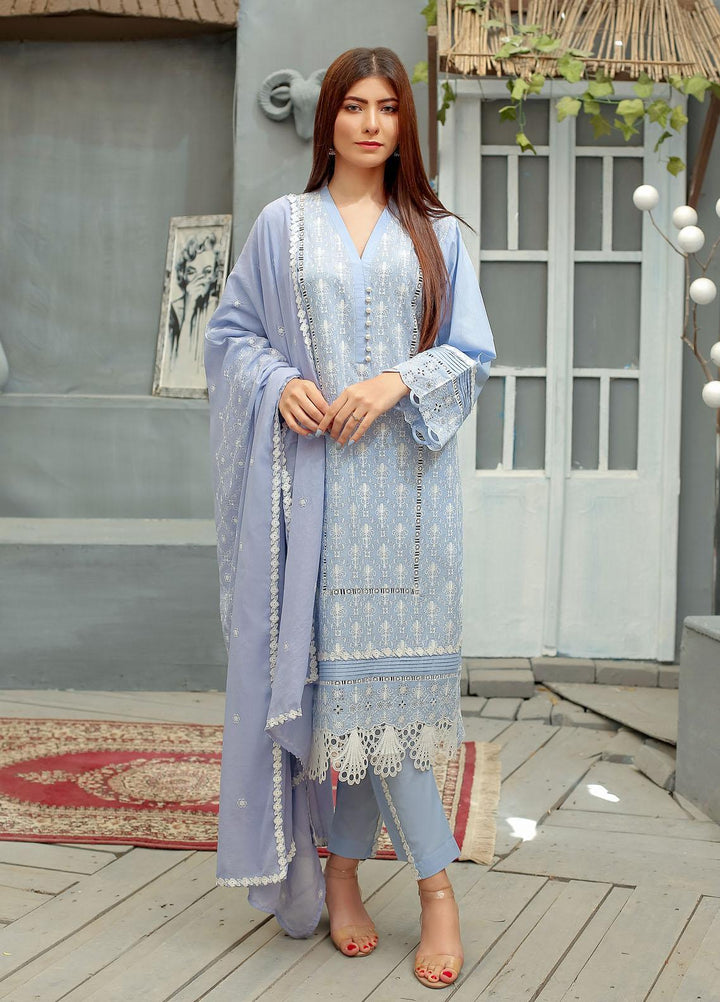Dastaan By Addee Embroidered Lawn Suits Unstitched 3 Piece AD23D USA-1029 - Festive Collection