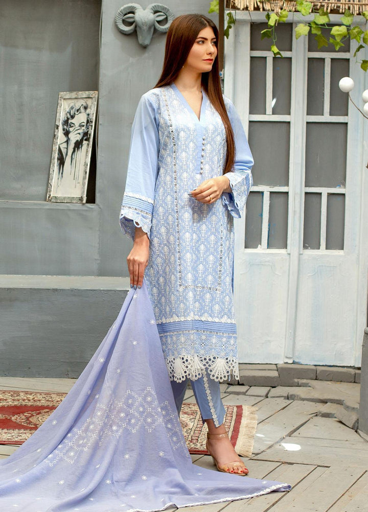 Dastaan By Addee Embroidered Lawn Suits Unstitched 3 Piece AD23D USA-1029 - Festive Collection