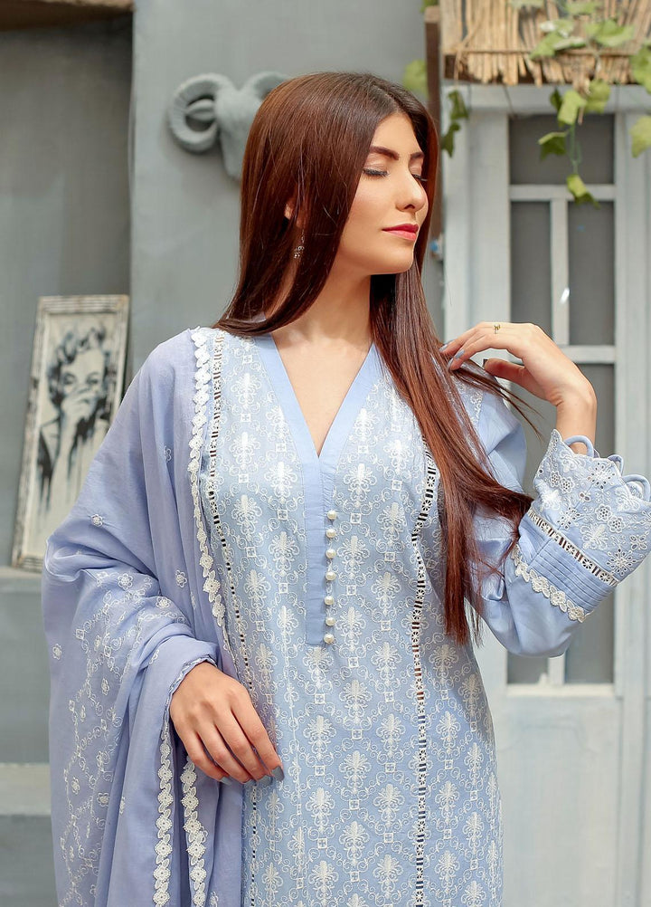 Dastaan By Addee Embroidered Lawn Suits Unstitched 3 Piece AD23D USA-1029 - Festive Collection