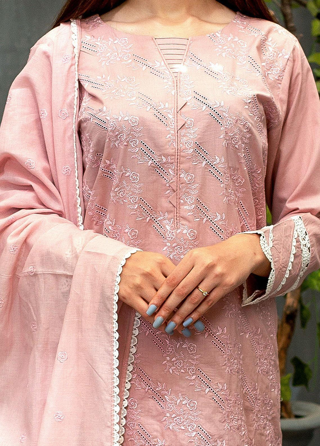 Dastaan By Addee Embroidered Lawn Suits Unstitched 3 Piece AD23D USA-1030 - Festive Collection