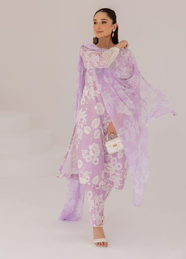 Esra Fashion Pret Embrodered Cambric 3 Piece Suit DT-23-04