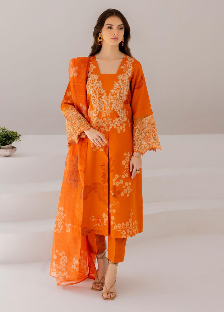 Esra Fashion Pret Embrodered Cambric 3 Piece Suit DT-23-08