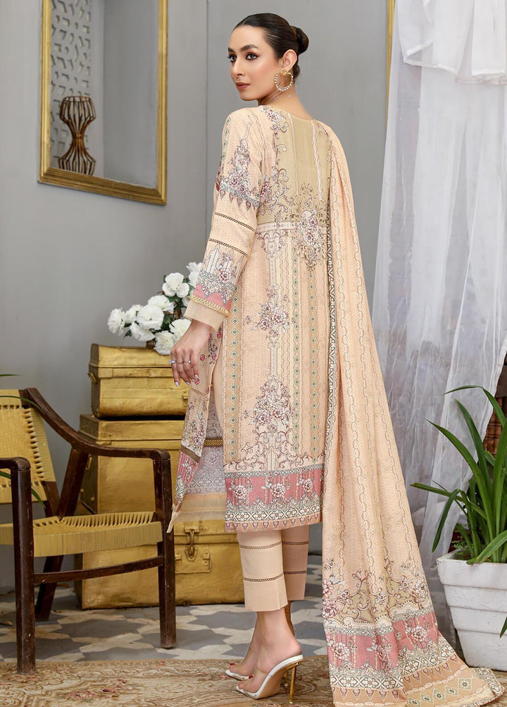 Dastaan By Humdum Embroidered Viscose Suits Unstitched 3 Piece HD22D 03 - Winter Collection