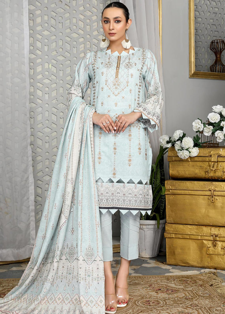 Dastaan By Humdum Embroidered Viscose Suits Unstitched 3 Piece HD22D 05 - Winter Collection