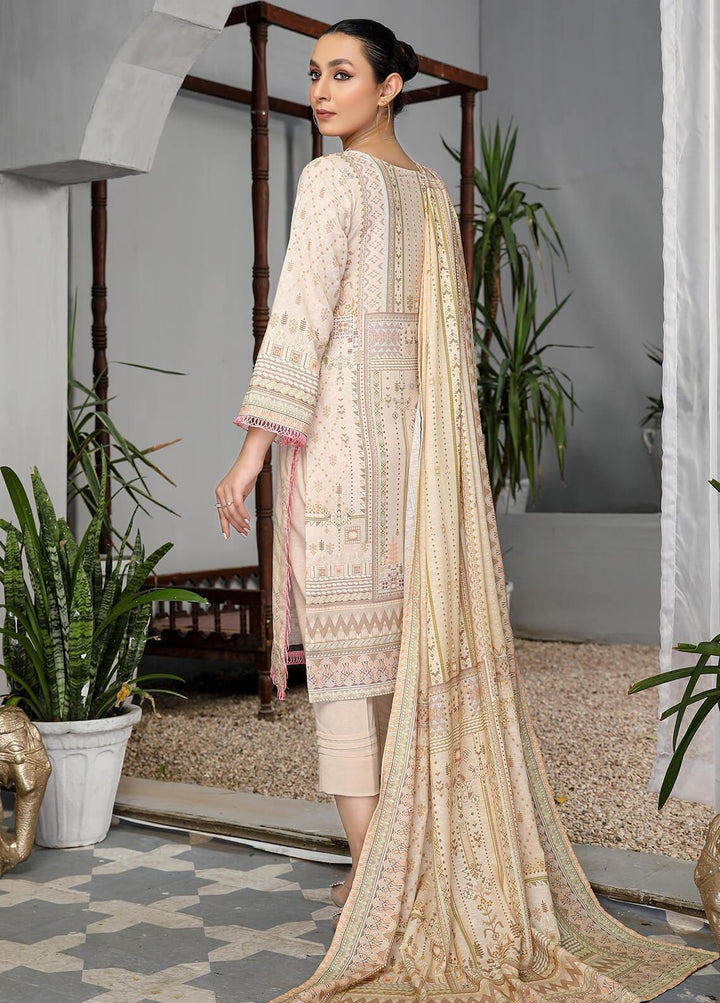 Dastaan By Humdum Embroidered Viscose Suits Unstitched 3 Piece HD22D 07 - Winter Collection