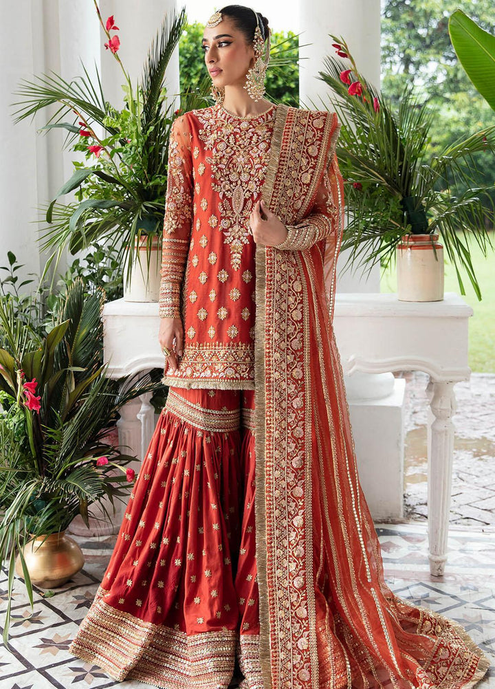 Dastaan By Imrozia Premium Embroidered Net Suits Unstitched 4 Piece IMP23DS IB-32 Laila - Bridal Collection