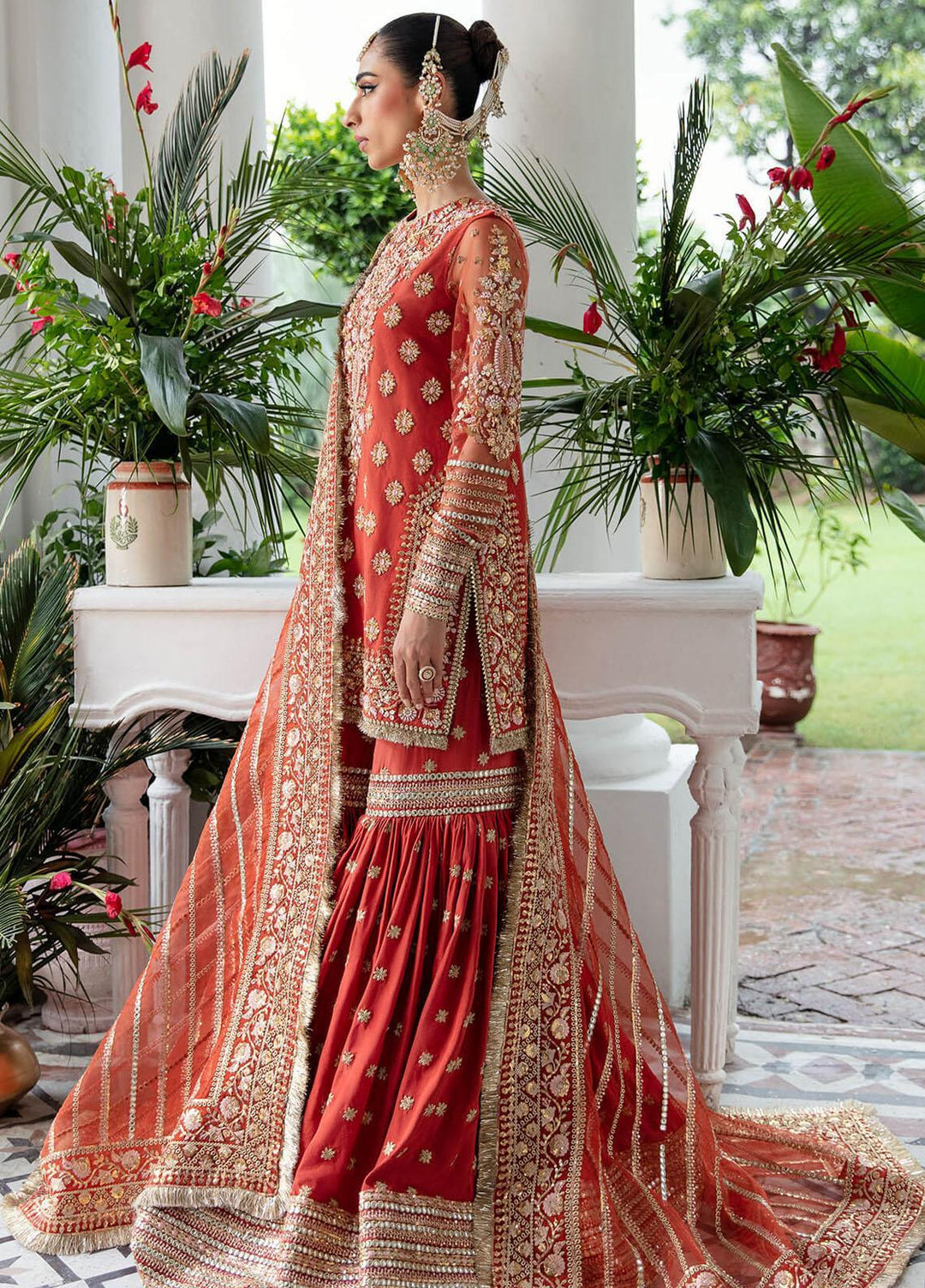 Dastaan By Imrozia Premium Embroidered Net Suits Unstitched 4 Piece IMP23DS IB-32 Laila - Bridal Collection