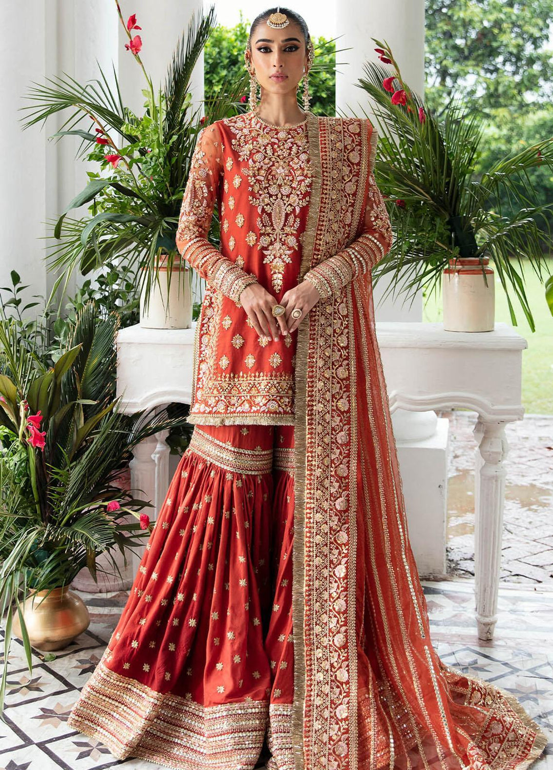 Dastaan By Imrozia Premium Embroidered Net Suits Unstitched 4 Piece IMP23DS IB-32 Laila - Bridal Collection