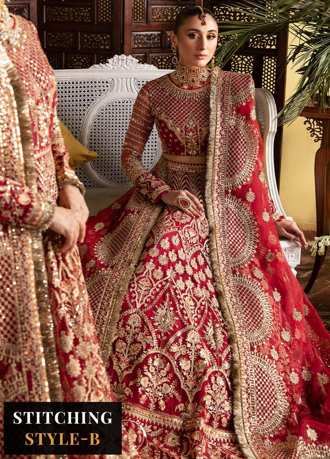 Dastaan By Imrozia Premium Embroidered Net Suits Unstitched 4 Piece IMP23DS IB-38 Rubay - Bridal Collection