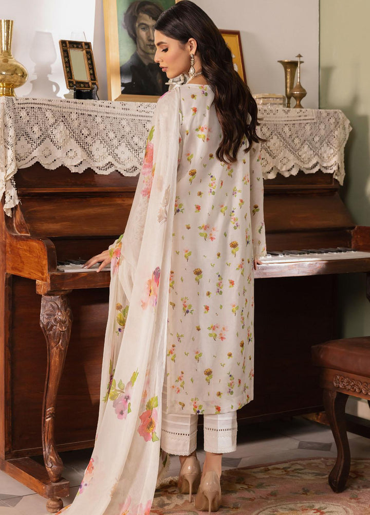 Dastaan By Iznik Embroidered Lawn Suits Unstitched 3 Piece IZ23D IDL-01 Raina - Summer Collection