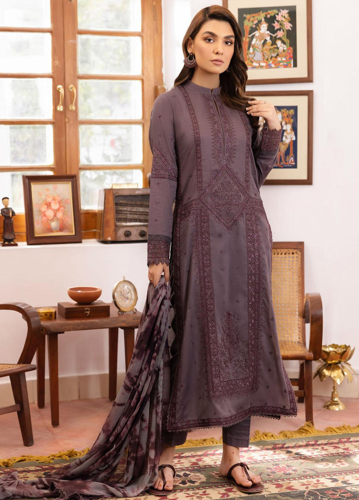 Dastaan By Iznik Embroidered Lawn Suits Unstitched 3 Piece IZ23D IDL-02 Bareea - Summer Collection