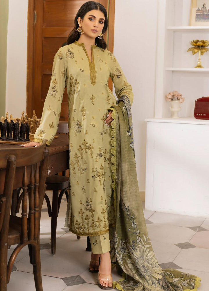 Dastaan By Iznik Embroidered Lawn Suits Unstitched 3 Piece IZ23D IDL-05 Raya - Summer Collection