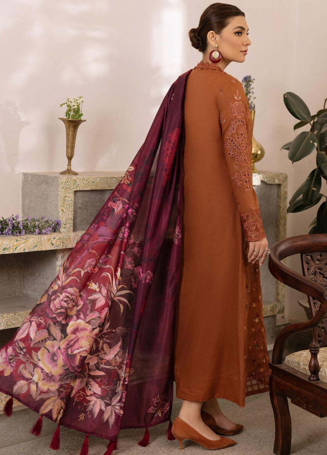 Dastaan By Iznik Embroidered Lawn Suits Unstitched 3 Piece IZ23D IDL-08 Tiraq - Summer Collection