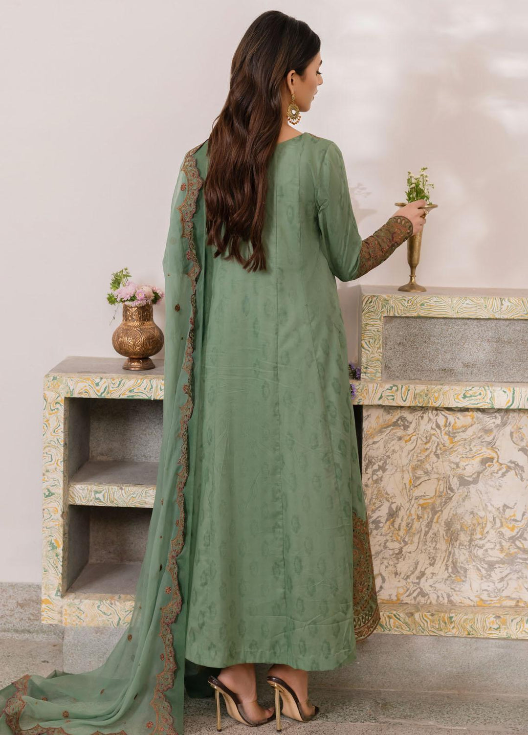Dastaan By Iznik Embroidered Lawn Suits Unstitched 3 Piece IZ23D IDL-09 Aidah - Summer Collection