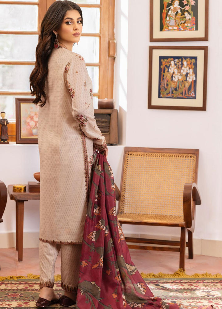 Dastaan By Iznik Embroidered Lawn Suits Unstitched 3 Piece IZ23D IDL-12 Juyal - Summer Collection