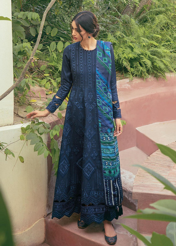 Dastaan By Jazmin Embroidered Khaddar Suits Unstitched 3 Piece JZ21D 03 - Winter Collection