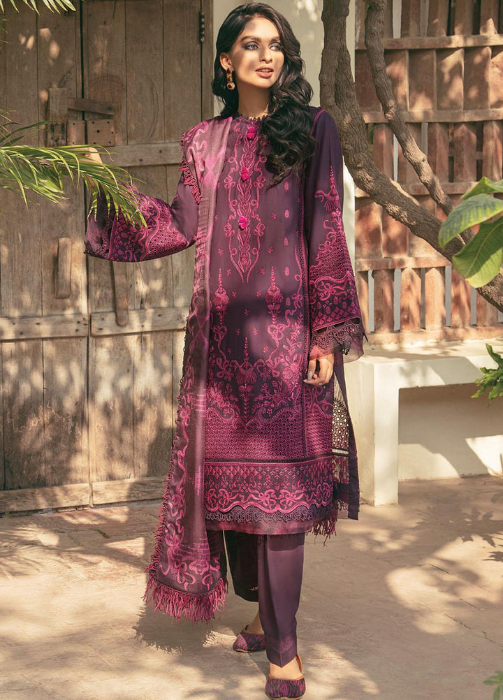 Dastaan By Jazmin Embroidered Khaddar Suits Unstitched 3 Piece JZ21D 04 - Winter Collection
