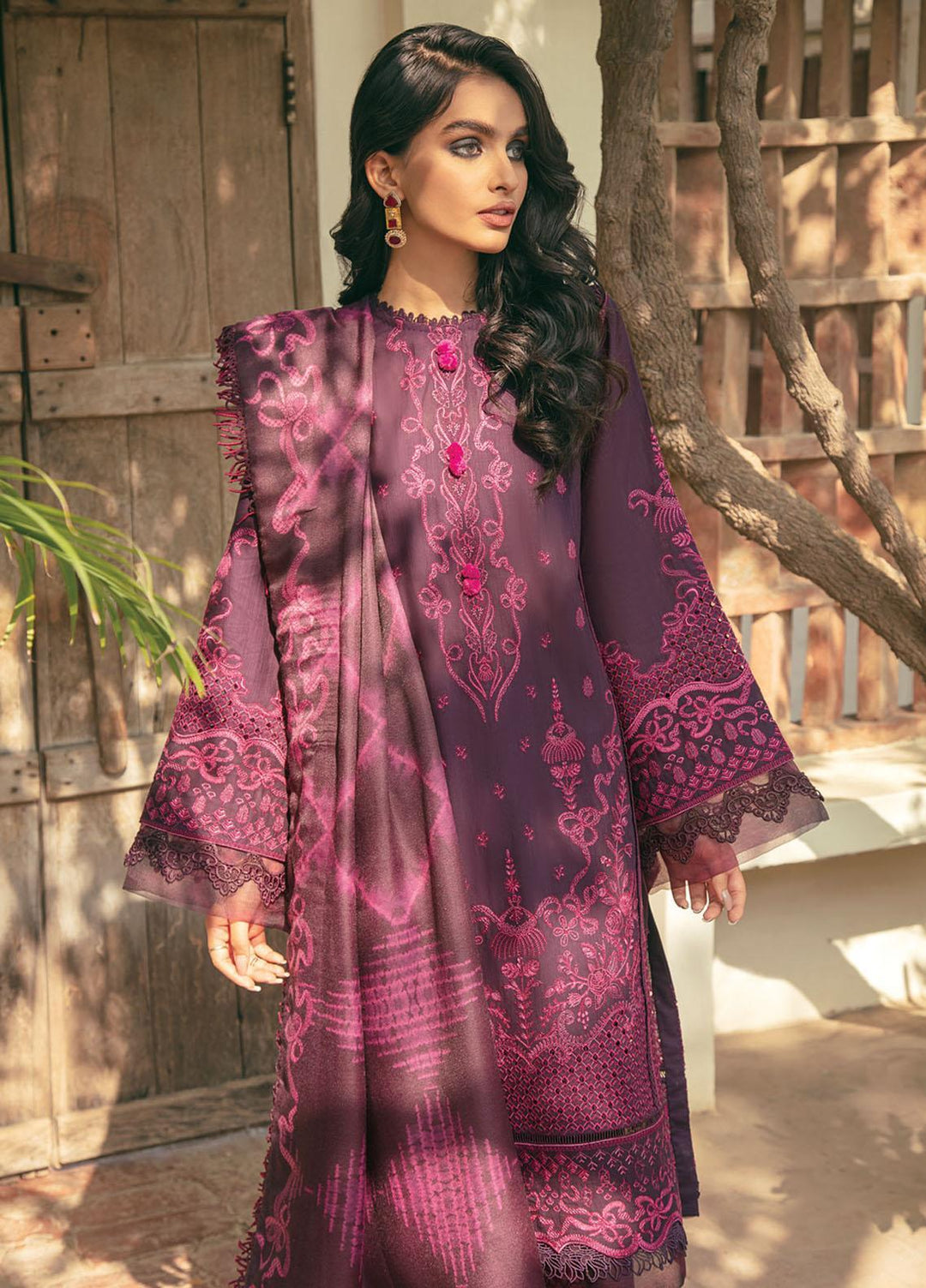 Dastaan By Jazmin Embroidered Khaddar Suits Unstitched 3 Piece JZ21D 04 - Winter Collection