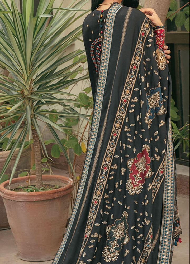 Dastaan By Jazmin Embroidered Khaddar Suits Unstitched 3 Piece JZ21D 05 - Winter Collection