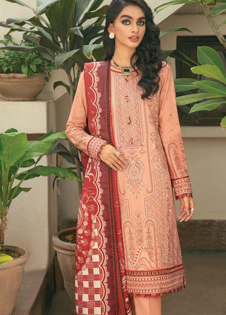 Dastaan By Jazmin Embroidered Khaddar Suits Unstitched 3 Piece JZ21D 10 - Winter Collection