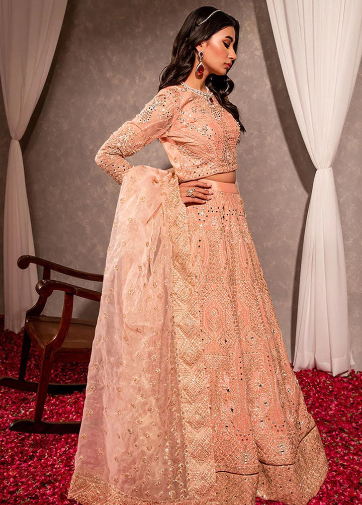 Dastaan By Maria Osama Khan Embroidered Organza Suits Unstitched 3 Piece Roshan - Luxury Collection