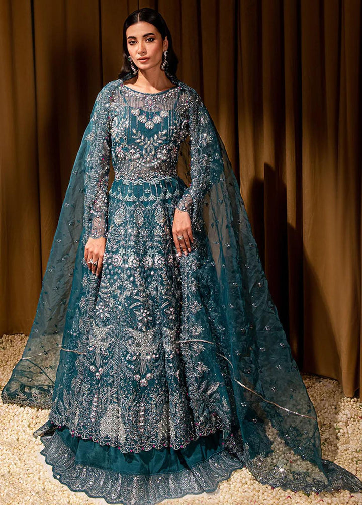 Dastaan By Maria Osama Khan Embroidered Organza Suits Unstitched 3 Piece Sanam - Luxury Collection