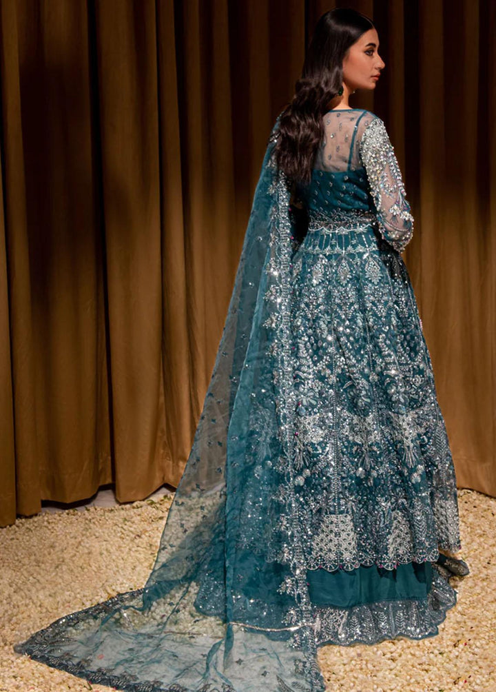 Dastaan By Maria Osama Khan Embroidered Organza Suits Unstitched 3 Piece Sanam - Luxury Collection