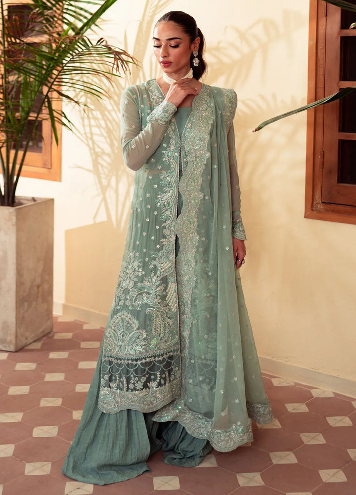 Dastaan By Neeshay Embroidered Chiffon Suit Unstitched 3 Piece NSH24DL Heer - Formal Collection