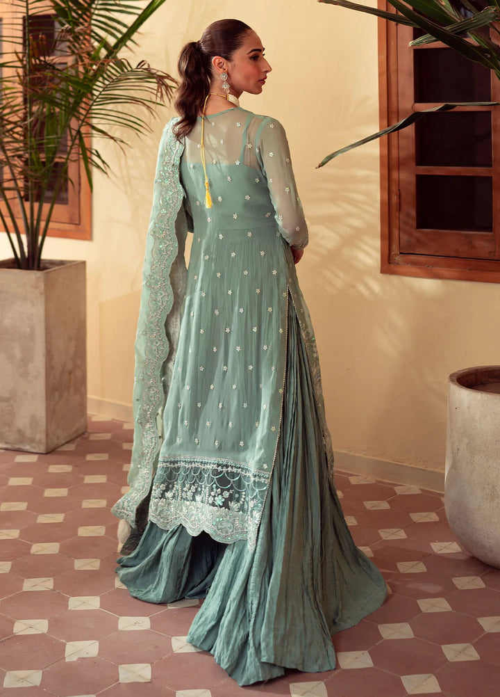 Dastaan By Neeshay Embroidered Chiffon Suit Unstitched 3 Piece NSH24DL Heer - Formal Collection