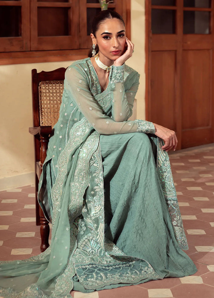 Dastaan By Neeshay Embroidered Chiffon Suit Unstitched 3 Piece NSH24DL Heer - Formal Collection