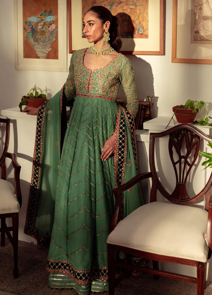 Dastaan By Neeshay Embroidered Chiffon Suit Unstitched 3 Piece NSH24DL Noreen - Formal Collection