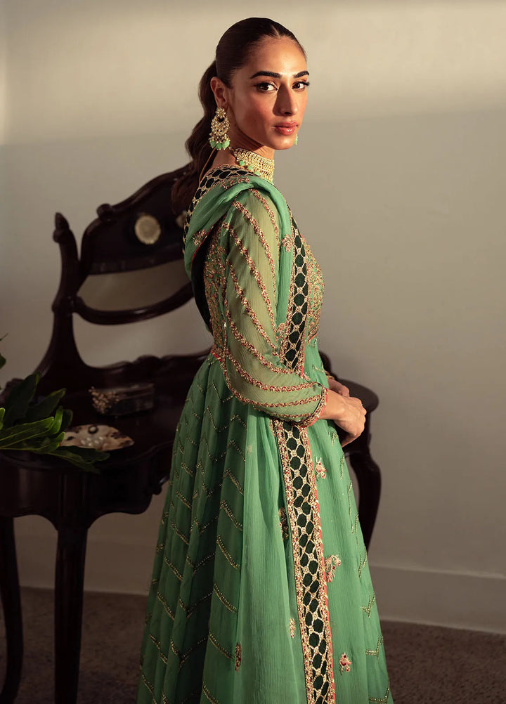 Dastaan By Neeshay Embroidered Chiffon Suit Unstitched 3 Piece NSH24DL Noreen - Formal Collection