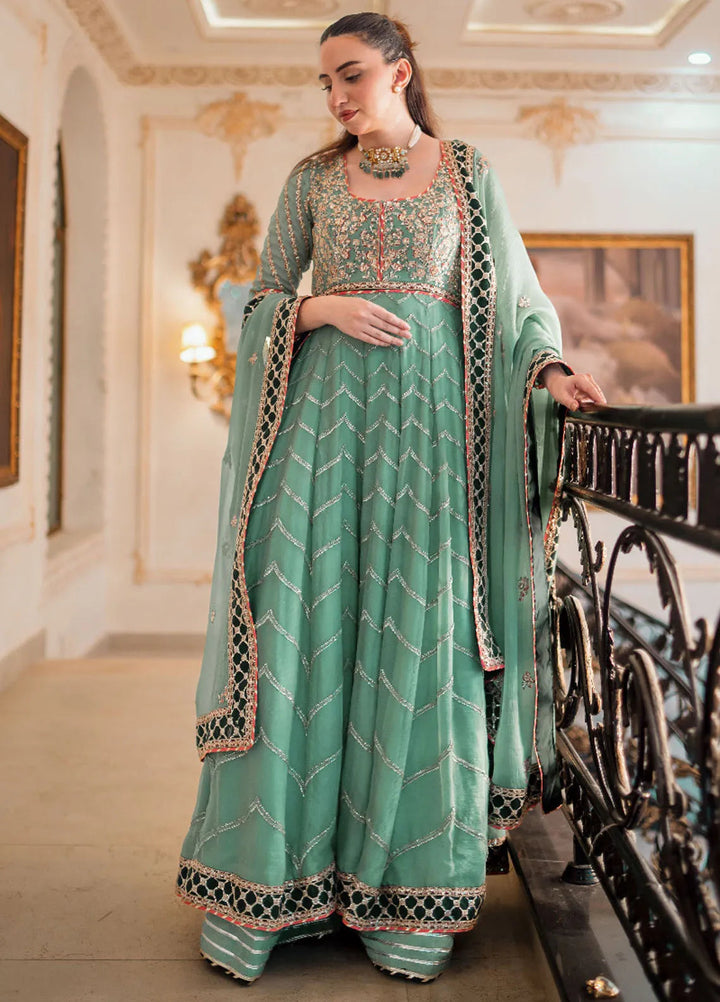 Dastaan By Neeshay Embroidered Chiffon Suit Unstitched 3 Piece NSH24DL Noreen - Formal Collection