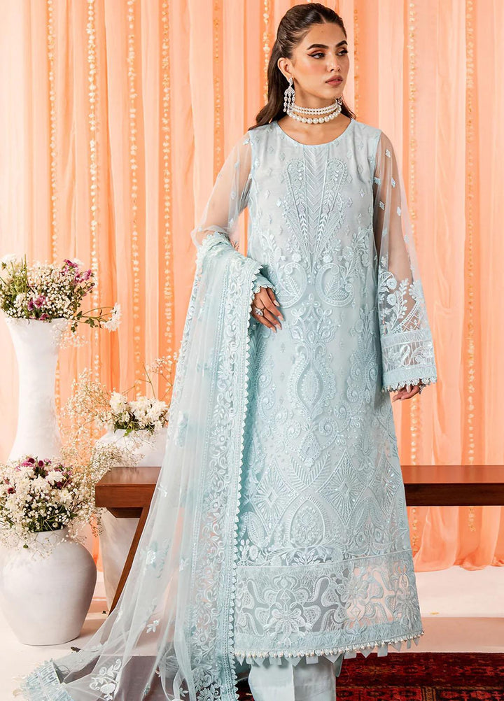 Dastaan By Neeshay Embroidered Net Suits Unstitched 3 Piece NSH23D Aby e hayat - Festive Collection