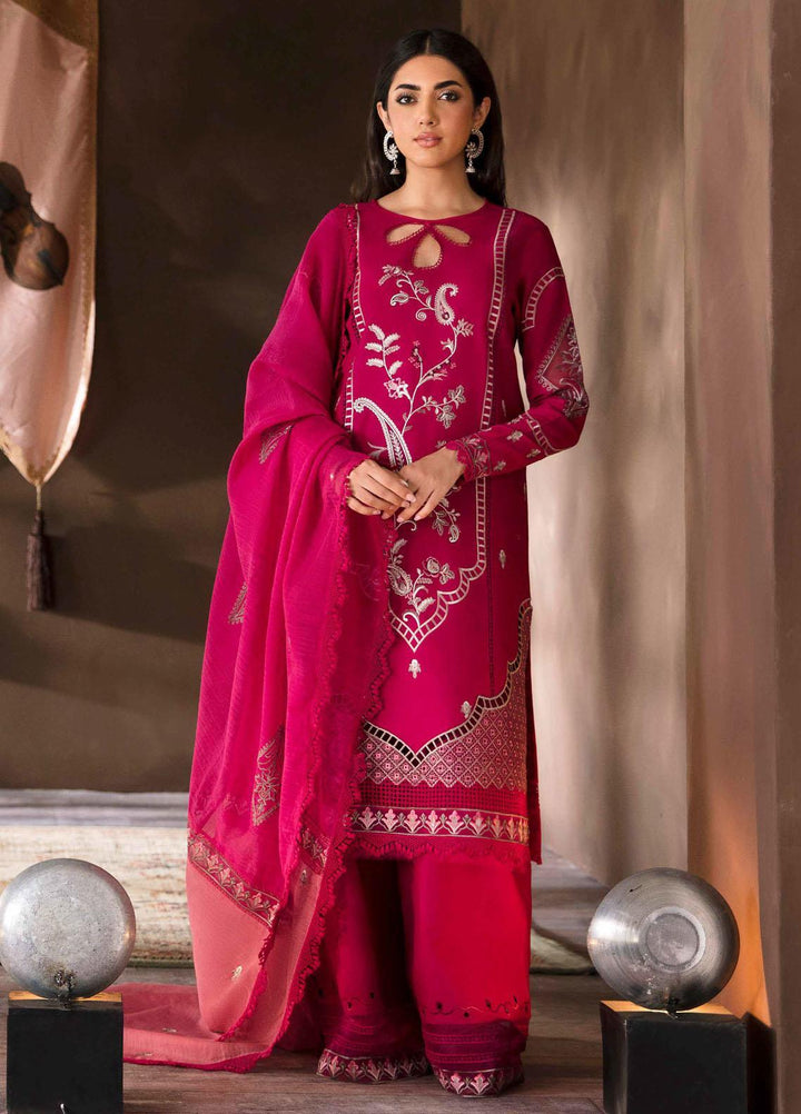 Dastaan By Seran Embroidered Lawn Suits Unstitched 3 Piece SRN23DA D-02 Rameen - Festive Collection