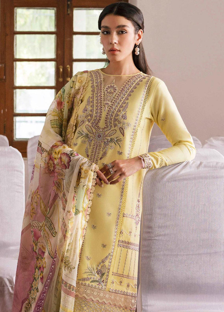 Dastaan By Seran Embroidered Lawn Suits Unstitched 3 Piece SRN23DA D-03 Noor Jehan - Festive Collection